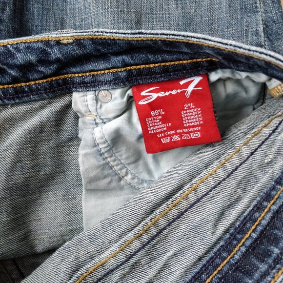 7 for All Mankind Premium Denim Jeans Sz 28 - Picture 5 of 6
